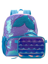 Load image into Gallery viewer, Wonder Nation Mermaid Dreams Backpack With Lunch Bag [product_type] endbag endbag.myshopify.com [variant_title]
