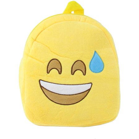 Cute Emoji Sweat Smile emoji Face Kids Children Backpack [product_type] endbag endbag.myshopify.com [variant_title]