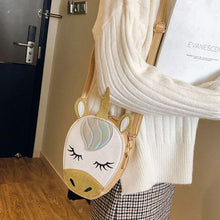 Load image into Gallery viewer, 3D Glitter Unicorn Crossbody Purse Bag for Teens Girls Women [product_type] endbag endbag.myshopify.com [variant_title]
