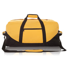 Load image into Gallery viewer, DALIX 24&quot; Big Adventure Large Gym Sports Duffle Bag in Gold [product_type] endbag endbag.myshopify.com [variant_title]
