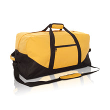 Load image into Gallery viewer, DALIX 24&quot; Big Adventure Large Gym Sports Duffle Bag in Gold [product_type] endbag endbag.myshopify.com [variant_title]
