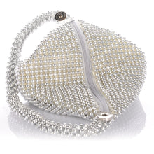 Load image into Gallery viewer, Bride women bling zipper alumium clutch pouch [product_type] endbag endbag.myshopify.com [variant_title]

