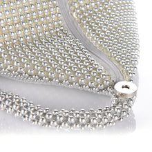 Load image into Gallery viewer, Bride women bling zipper alumium clutch pouch [product_type] endbag endbag.myshopify.com [variant_title]
