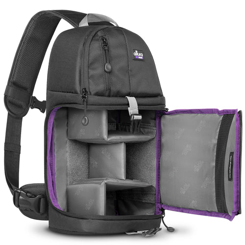 Camera Sling Backpack Bag for Canon Nikon Sony DSLR [product_type] endbag endbag.myshopify.com [variant_title]