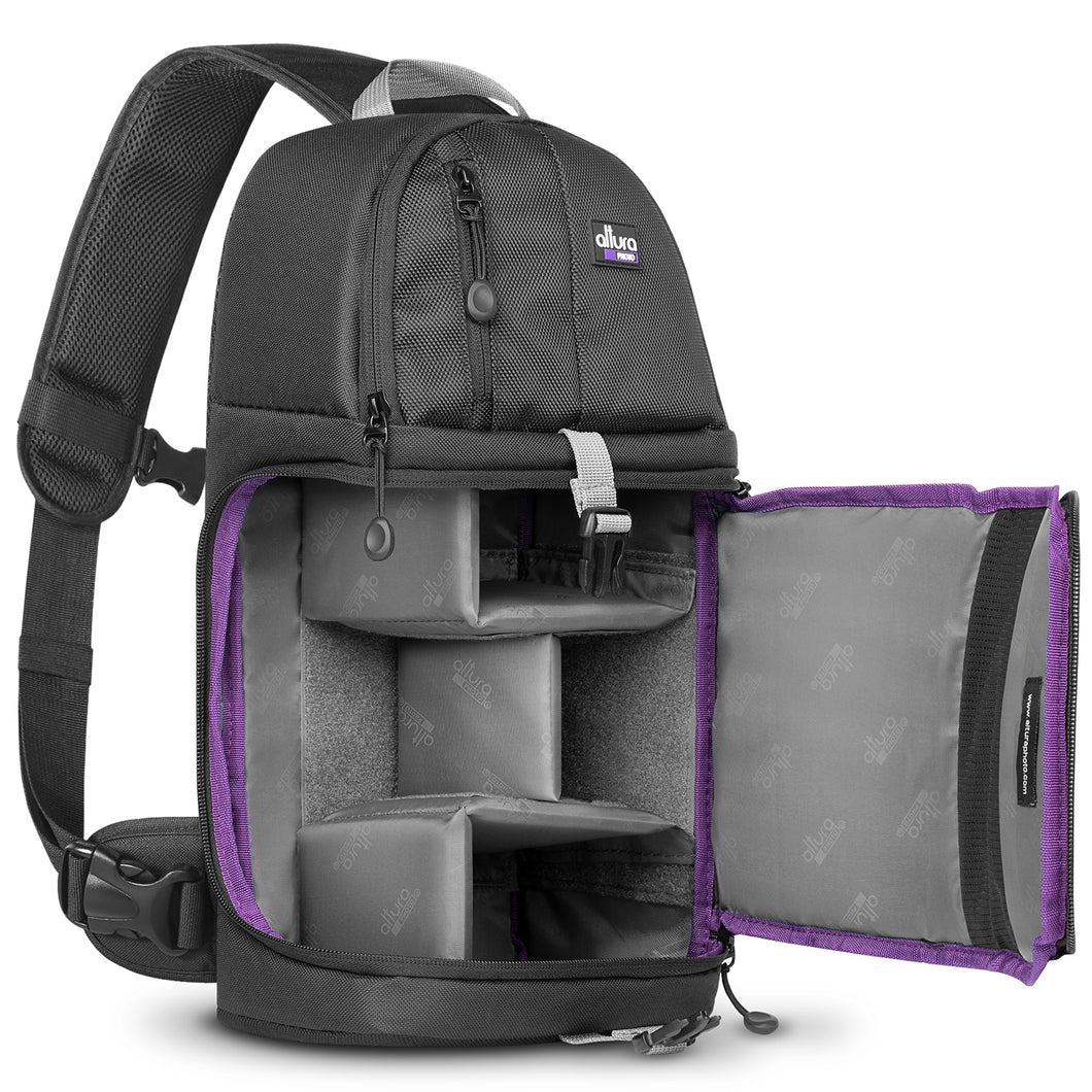 Camera Sling Backpack Bag for Canon Nikon Sony DSLR [product_type] endbag endbag.myshopify.com [variant_title]