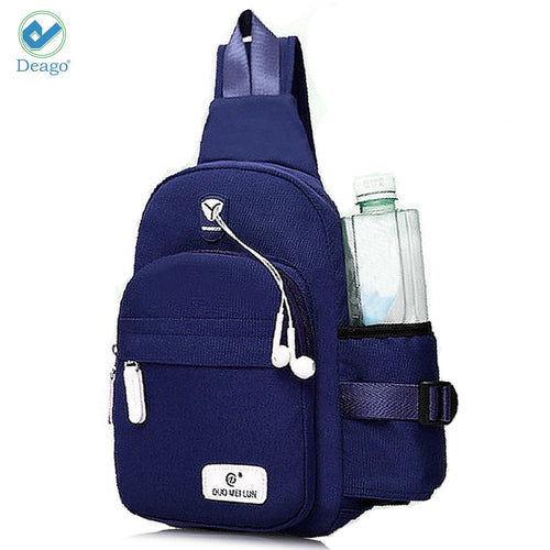 Chest Shoulder Bag Unbalance Water Resistant Daypack for Gym (7.1
