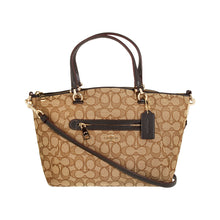 Load image into Gallery viewer, Coach Prairie Ladies Medium Leather &amp; Canvas Satchel Handbag [product_type] endbag endbag.myshopify.com [variant_title]
