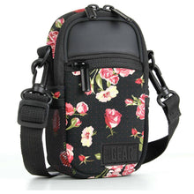 Load image into Gallery viewer, Compact Camera Bag by USA Gear with Rain Cover and Shoulder Sling Strap [product_type] endbag endbag.myshopify.com Floral Multi-Color
