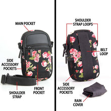 Load image into Gallery viewer, Compact Camera Bag by USA Gear with Rain Cover and Shoulder Sling Strap [product_type] endbag endbag.myshopify.com [variant_title]
