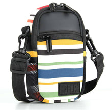 Load image into Gallery viewer, Compact Camera Bag by USA Gear with Rain Cover and Shoulder Sling Strap [product_type] endbag endbag.myshopify.com Multi-Color Striped
