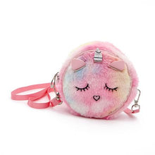 Load image into Gallery viewer, Cute Plush Unicorn Crossbody Bag Purse Shoulder Bag Handbags for Teens Girls [product_type] endbag endbag.myshopify.com [variant_title]
