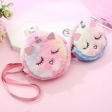 Load image into Gallery viewer, Cute Plush Unicorn Crossbody Bag Purse Shoulder Bag Handbags for Teens Girls [product_type] endbag endbag.myshopify.com [variant_title]
