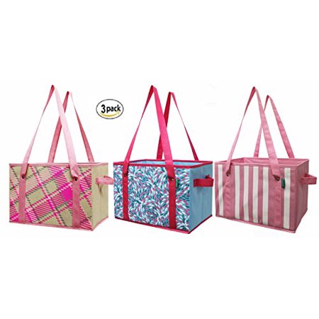 Reusable Grocery Bag Shopping Box with Reinforced Bottom (Set of 3) [product_type] endbag endbag.myshopify.com [variant_title]