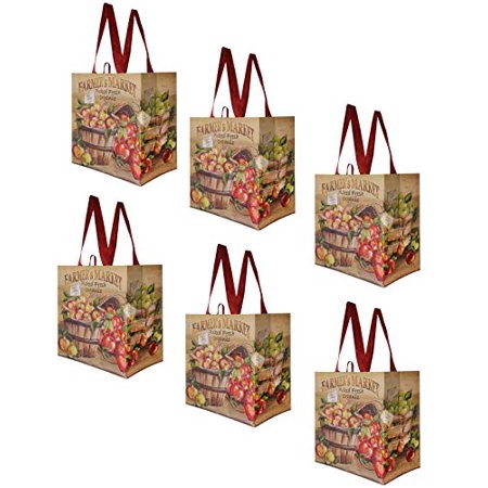 Earthwise Reusable Grocery Bags Shopping - Totes (Pack of 6) [product_type] endbag endbag.myshopify.com [variant_title]