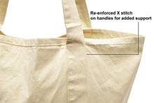 Load image into Gallery viewer, Reusable Grocery Bags X-Large 100% Cotton Canvas Shopping (3 Pack) [product_type] endbag endbag.myshopify.com [variant_title]
