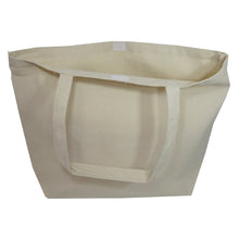 Load image into Gallery viewer, 23&quot; Extra Large Canvas Tote Bag w/Velcro Closure Beach Shopping [product_type] endbag endbag.myshopify.com Natural
