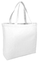Load image into Gallery viewer, 23&quot; Extra Large Canvas Tote Bag w/Velcro Closure Beach Shopping [product_type] endbag endbag.myshopify.com White
