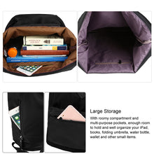 Load image into Gallery viewer, Waterproof Drawstring Sport Bag Lightweight Backpack for Men and Women (Black) [product_type] endbag endbag.myshopify.com [variant_title]
