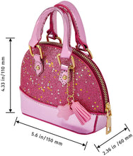 Load image into Gallery viewer, Glitter Purse Princess Small Crossbody Dome Fashion Purse for Girls [product_type] endbag endbag.myshopify.com [variant_title]
