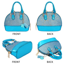 Load image into Gallery viewer, Glitter Purse Princess Small Crossbody Dome Fashion Purse for Girls [product_type] endbag endbag.myshopify.com [variant_title]

