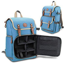 Load image into Gallery viewer, Mid volume Digital SLR Camera Backpack Purple with Tablet Compartment [product_type] endbag endbag.myshopify.com Blue
