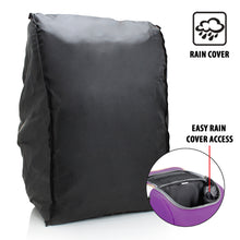 Load image into Gallery viewer, Mid volume Digital SLR Camera Backpack Purple with Tablet Compartment [product_type] endbag endbag.myshopify.com [variant_title]
