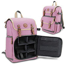 Load image into Gallery viewer, Mid volume Digital SLR Camera Backpack Purple with Tablet Compartment [product_type] endbag endbag.myshopify.com Pink
