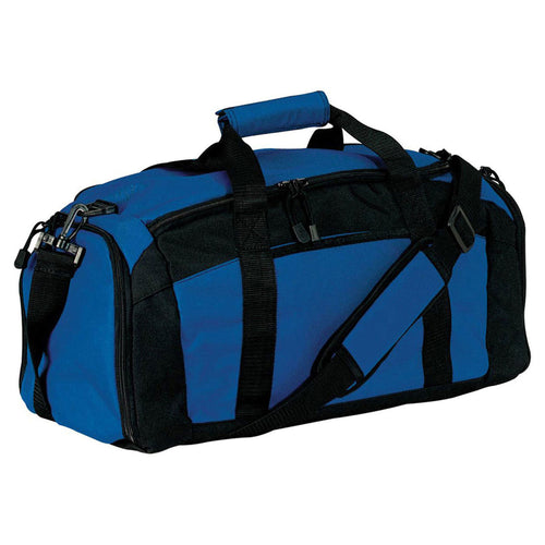 Port & Company Zippered Pocket Shoulder Strap Gym Bag - Royal [product_type] endbag endbag.myshopify.com [variant_title]