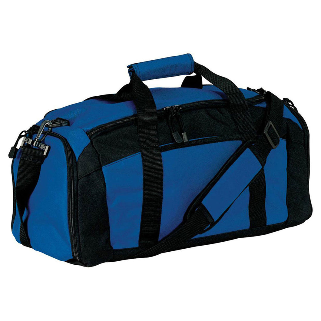 Port & Company Zippered Pocket Shoulder Strap Gym Bag - Royal [product_type] endbag endbag.myshopify.com [variant_title]