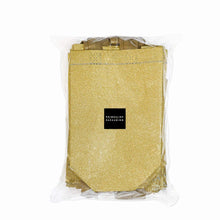 Load image into Gallery viewer, Small Size (6 X 3 X 8) 12 Piece Gold Color Reusable Glitter Gift Bag with Handles [product_type] endbag endbag.myshopify.com [variant_title]
