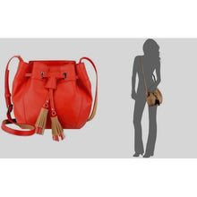 Load image into Gallery viewer, Womens Take A Lift Faux Leather Crossbody Bucket Handbag [product_type] endbag endbag.myshopify.com [variant_title]
