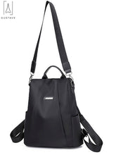 Load image into Gallery viewer, GustaveDesign Women Backpack Waterproof Oxford Cloth &quot;Black&quot; [product_type] endbag endbag.myshopify.com [variant_title]
