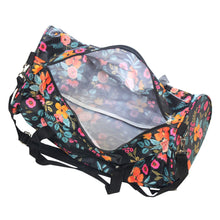 Load image into Gallery viewer, Marion Floral Small Duffel Bag Gym by Zodaca Women [product_type] endbag endbag.myshopify.com [variant_title]
