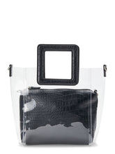 Load image into Gallery viewer, Time and Tru Rory 3-in-1 Clear Tote Handbag with Pouch [product_type] endbag endbag.myshopify.com Black Croc
