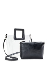 Load image into Gallery viewer, Time and Tru Rory 3-in-1 Clear Tote Handbag with Pouch [product_type] endbag endbag.myshopify.com [variant_title]
