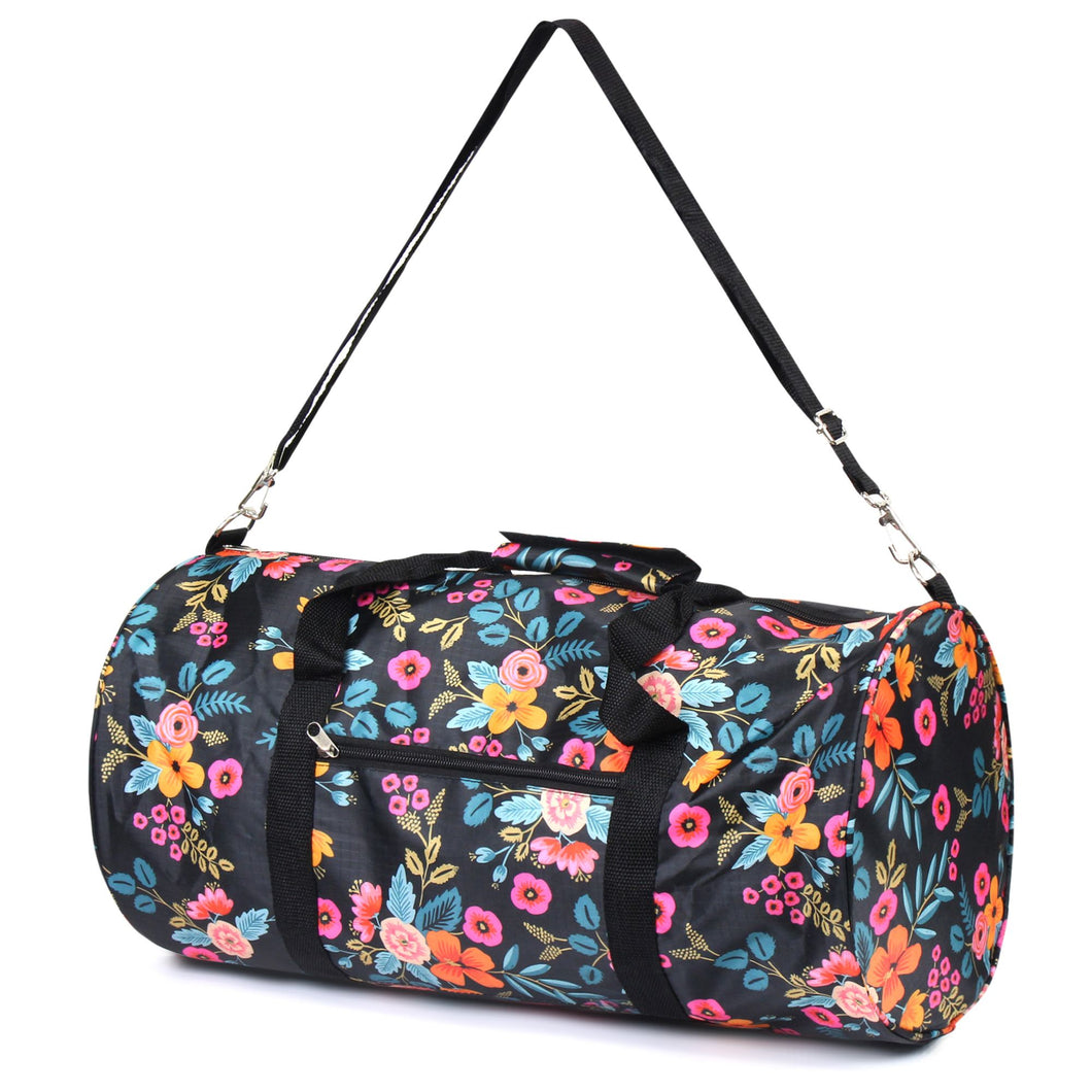 Marion Floral Small Duffel Bag Gym by Zodaca Women [product_type] endbag endbag.myshopify.com [variant_title]