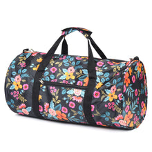 Load image into Gallery viewer, Marion Floral Small Duffel Bag Gym by Zodaca Women [product_type] endbag endbag.myshopify.com [variant_title]
