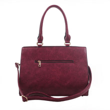 Load image into Gallery viewer, MKF Collection by Mia K. Buckthorn Crocodile Leather Satchel [product_type] endbag endbag.myshopify.com [variant_title]
