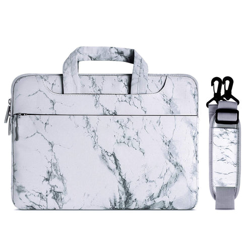 Canvas Marble Pattern Style Laptop Shoulder Bag Case Cover Briefcase [product_type] endbag endbag.myshopify.com [variant_title]