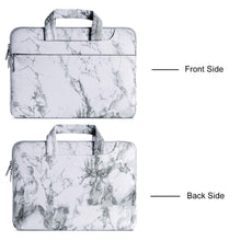 Load image into Gallery viewer, Canvas Marble Pattern Style Laptop Shoulder Bag Case Cover Briefcase [product_type] endbag endbag.myshopify.com [variant_title]
