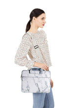 Load image into Gallery viewer, Canvas Marble Pattern Style Laptop Shoulder Bag Case Cover Briefcase [product_type] endbag endbag.myshopify.com [variant_title]
