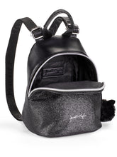 Load image into Gallery viewer, Kendall + Kylie Black Glitter Mini Backpack [product_type] endbag endbag.myshopify.com [variant_title]

