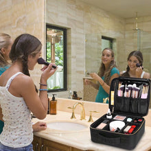 Load image into Gallery viewer, Cwatonfozk Soft Makeup Bag/ Makeup Case, Black [product_type] endbag endbag.myshopify.com [variant_title]
