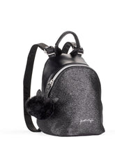 Load image into Gallery viewer, Kendall + Kylie Black Glitter Mini Backpack [product_type] endbag endbag.myshopify.com [variant_title]
