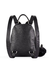 Load image into Gallery viewer, Kendall + Kylie Black Glitter Mini Backpack [product_type] endbag endbag.myshopify.com [variant_title]
