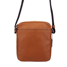 Load image into Gallery viewer, COACH Harles Flight Bag In Smooth Leather Shoulder Bag in Saddle [product_type] endbag endbag.myshopify.com [variant_title]
