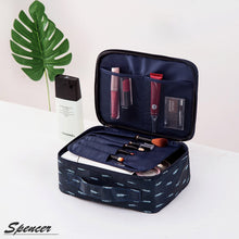 Load image into Gallery viewer, Cosmetic Makeup Case for Women (Navy) [product_type] endbag endbag.myshopify.com [variant_title]
