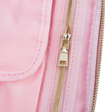 Load image into Gallery viewer, Travel Makeup Cosmetic Artist Organizer with Adjustable Dividers Pink [product_type] endbag endbag.myshopify.com [variant_title]
